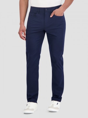 Ben Sherman 4Way Stretch Tech Regular Pants Navy | YDRZI-3164