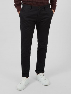 Ben Sherman Signature Skinny Stretch Chino Pants Black | VOEMG-6780