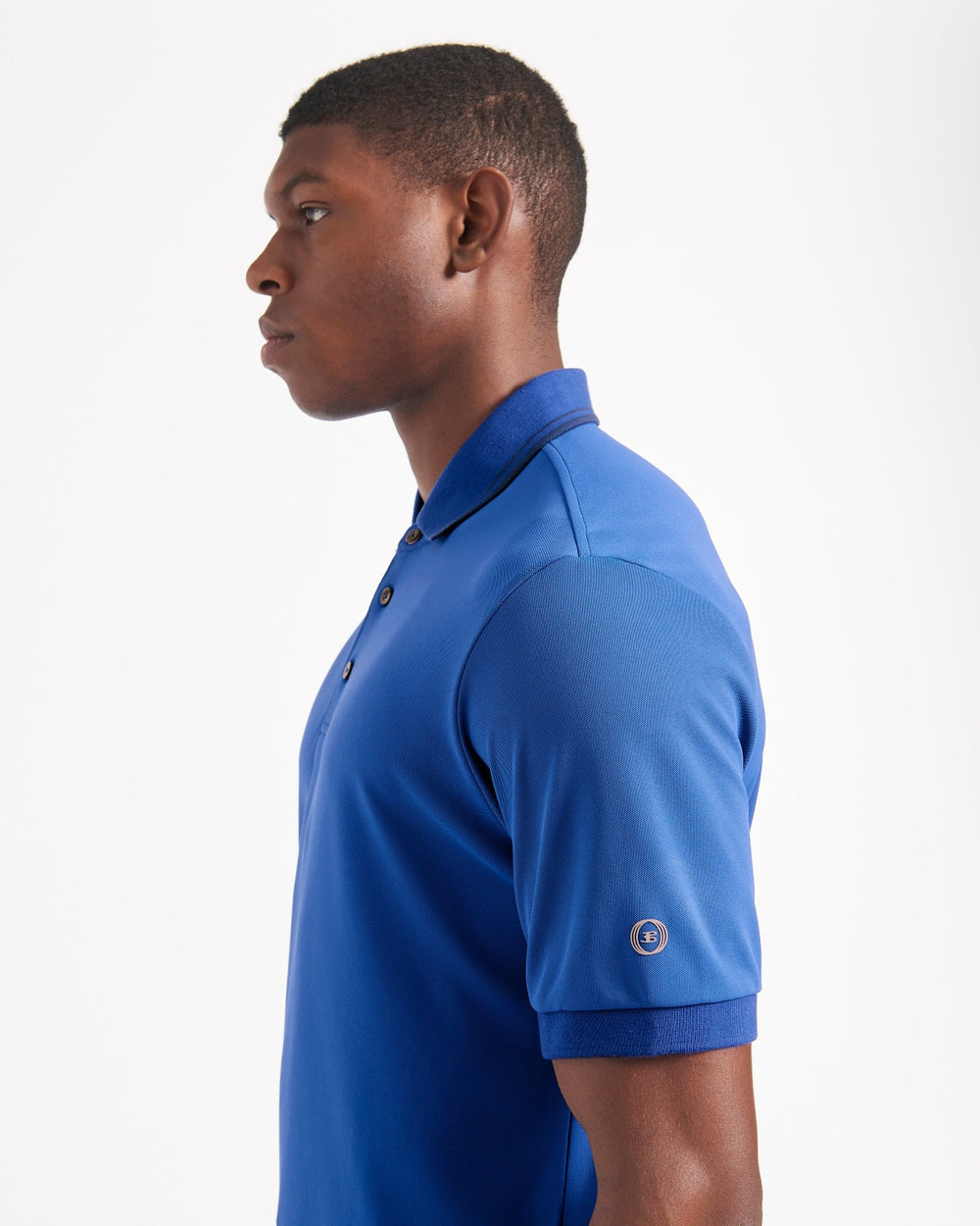 Ben Sherman 360 Motion Stretch Polo Shirts Blue / Royal | AVXRP-7413