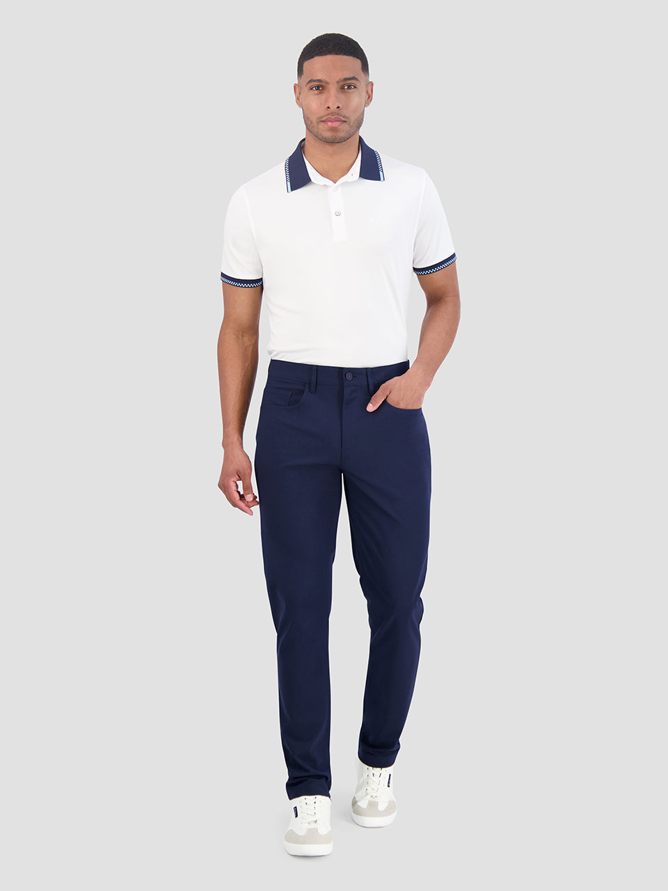 Ben Sherman 4Way Stretch Tech Long Pants Navy | UVHNF-3685