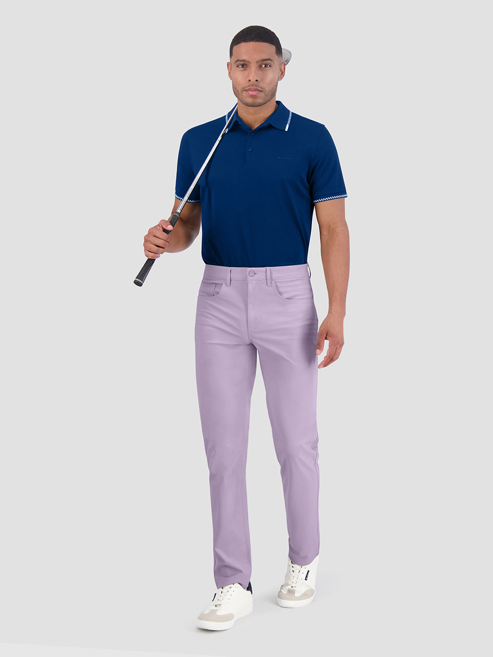 Ben Sherman 4Way Stretch Tech Long Pants Purple | IBPJL-6805