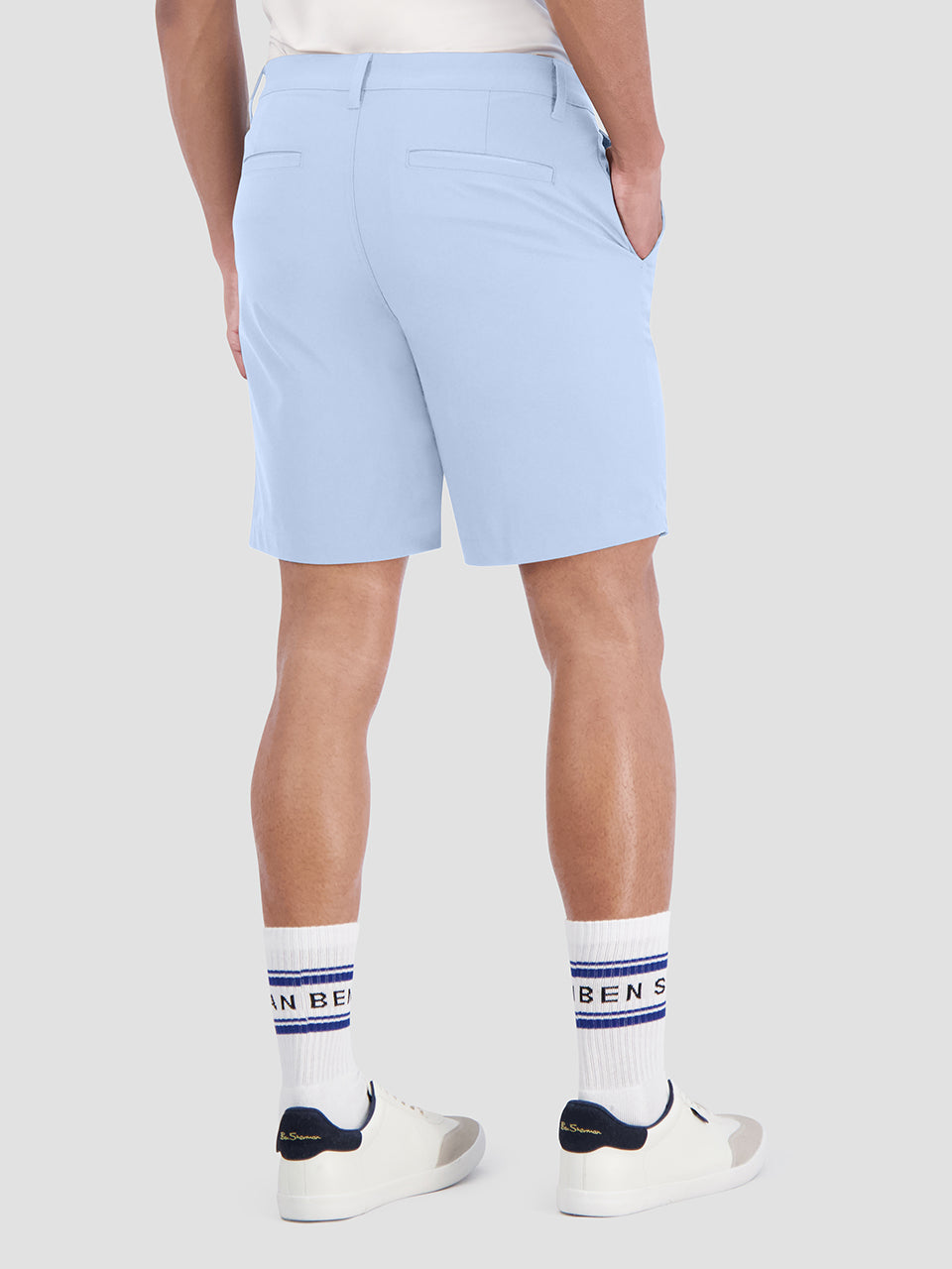 Ben Sherman 4Way Stretch Tech Shorts Blue | XRYTN-9746