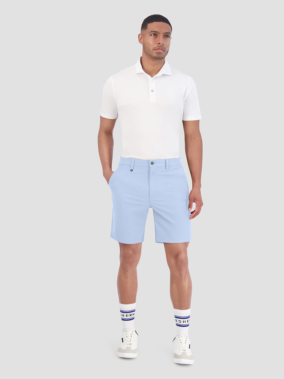 Ben Sherman 4Way Stretch Tech Shorts Blue | XRYTN-9746