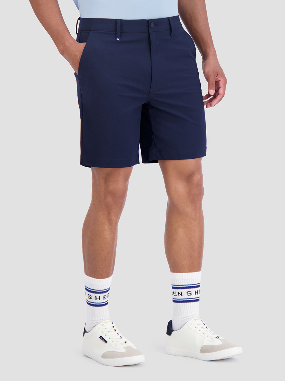 Ben Sherman 4Way Stretch Tech Shorts Navy | NYOQG-1480