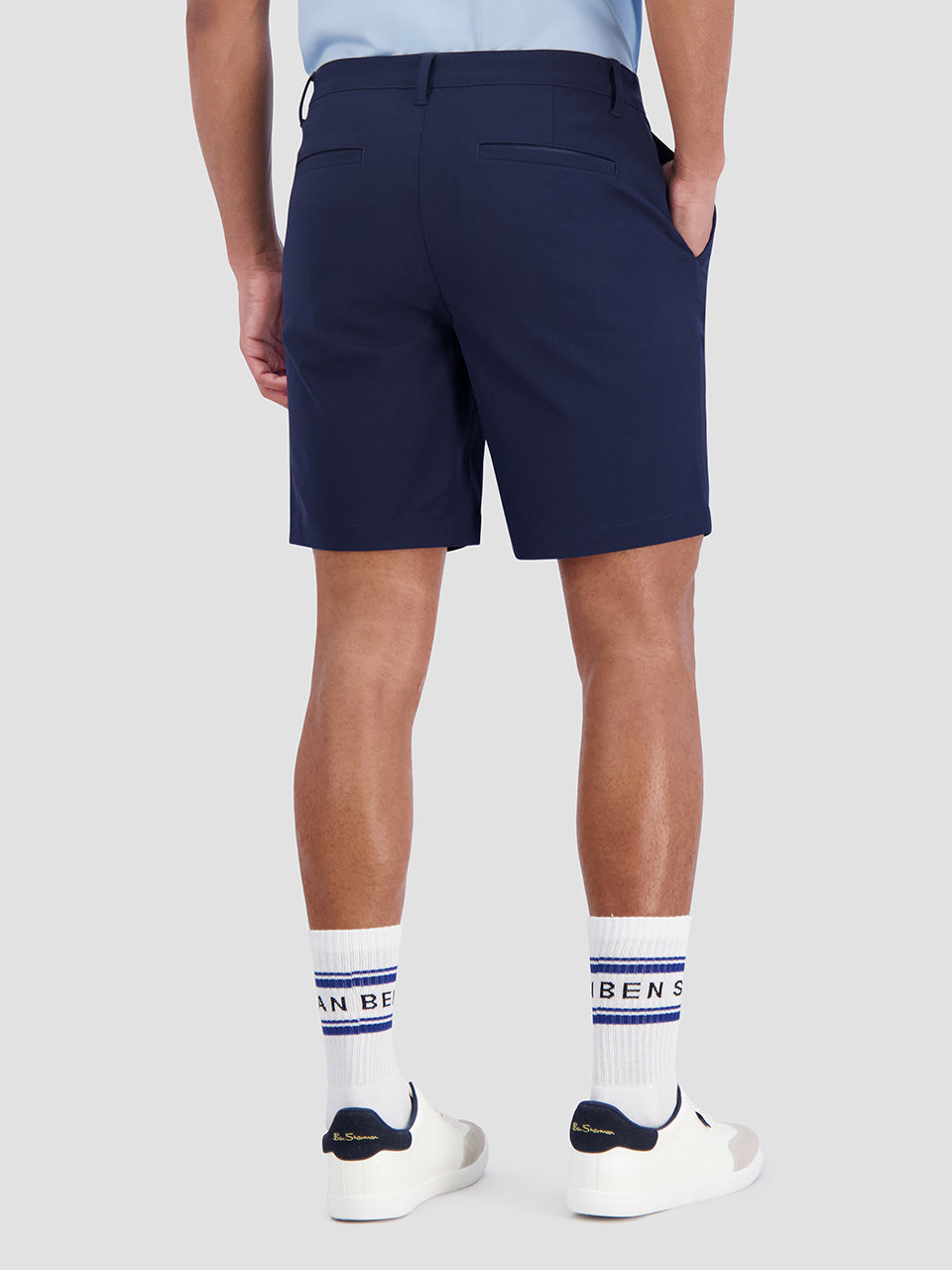 Ben Sherman 4Way Stretch Tech Shorts Navy | NYOQG-1480