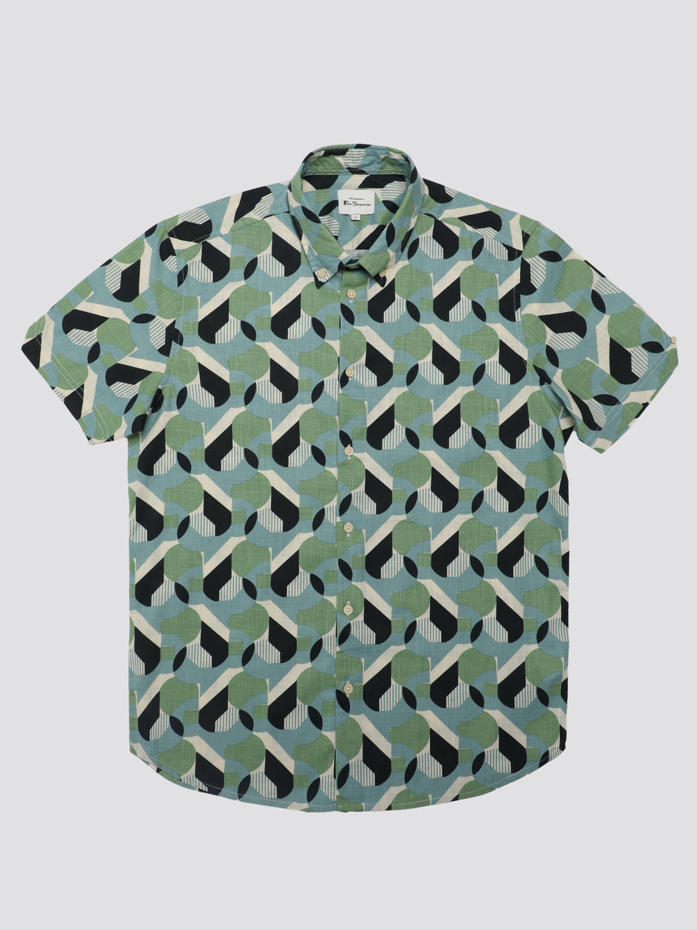 Ben Sherman Art Deco Shirts Green | IDKEQ-3178