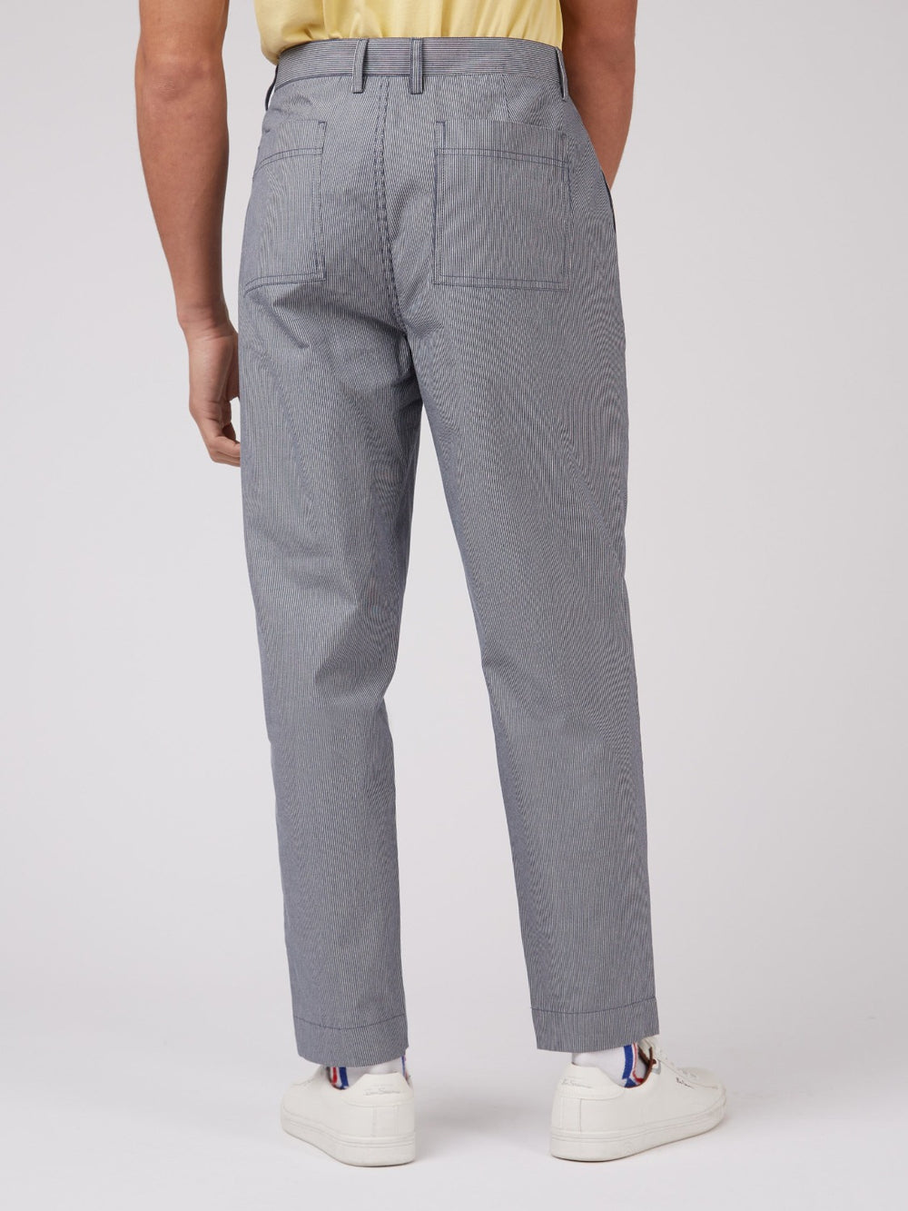 Ben Sherman B by Ben Sherman Cotton Taper Pants Blue Grey | VZIXA-1483