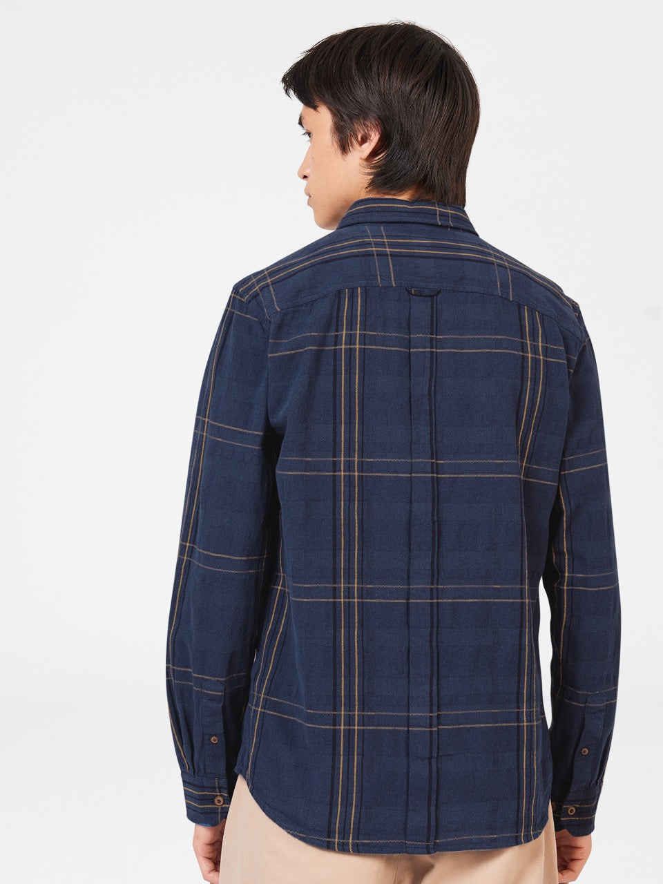 Ben Sherman B by Ben Sherman Indigo Check Shirts Indigo | TJDMI-8537