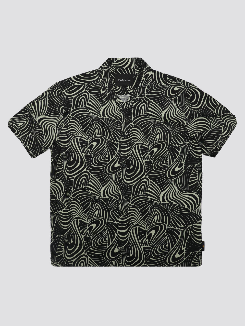 Ben Sherman B by Ben Sherman Psychedelic Swirl Print Shirts Mint | ICWKJ-0817