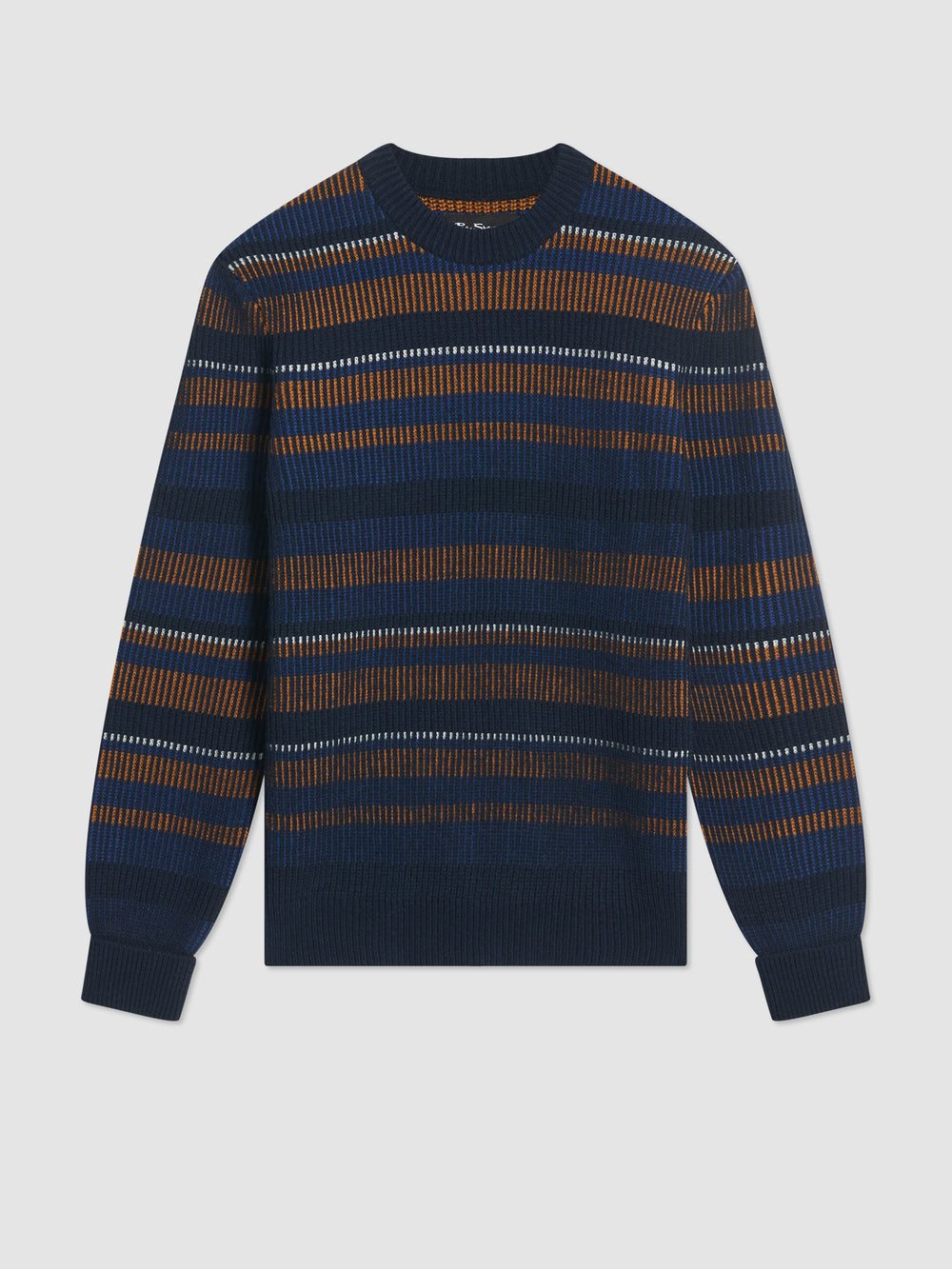 Ben Sherman B by Ben Sherman Stripe Knitwear Navy | ILYCM-1704