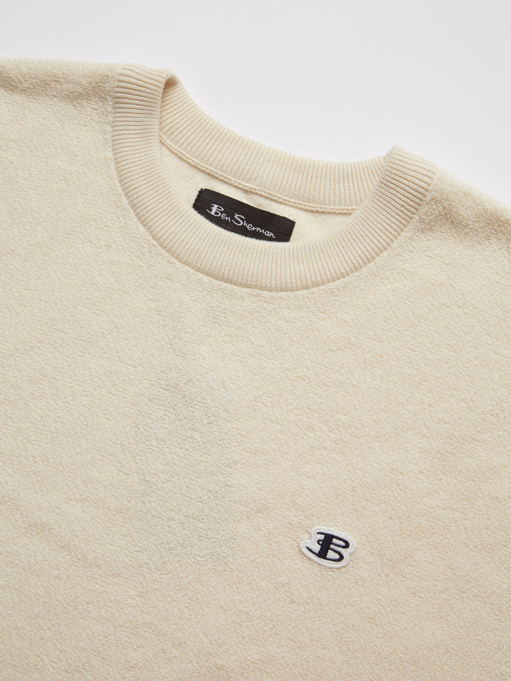 Ben Sherman B by Ben Sherman Textured Knitwear White | VMLFA-0239