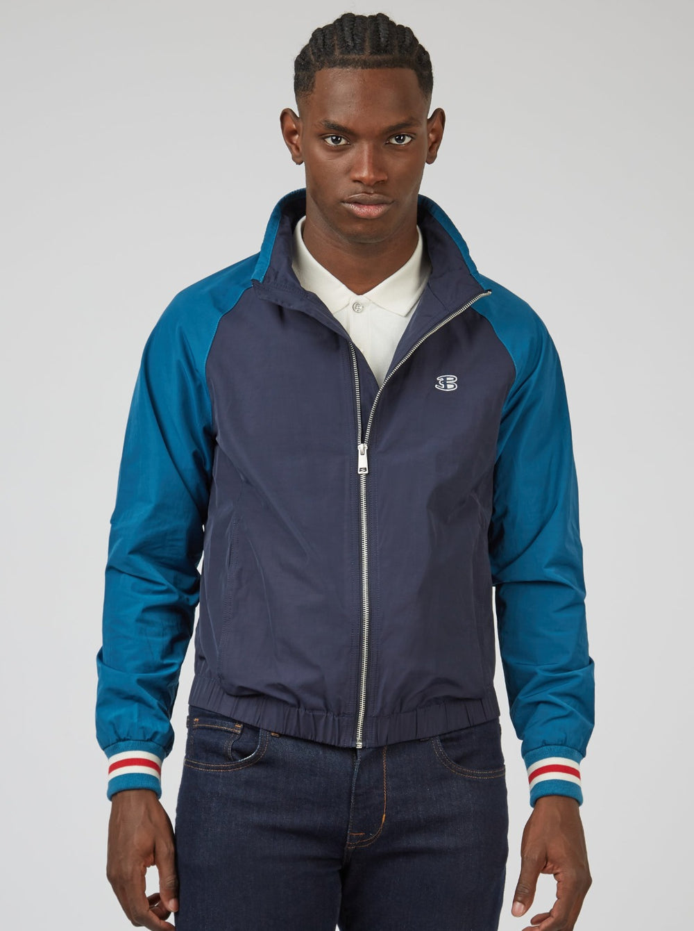 Ben Sherman B by Ben Sherman Waterproof Sport Jackets Blue | RNOEQ-0561