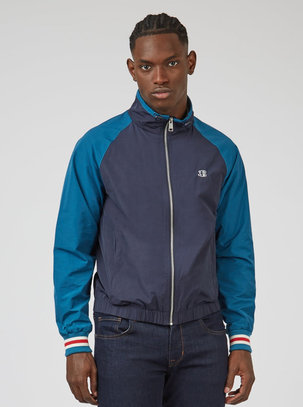 Ben Sherman B by Ben Sherman Waterproof Sport Jackets Blue | RNOEQ-0561