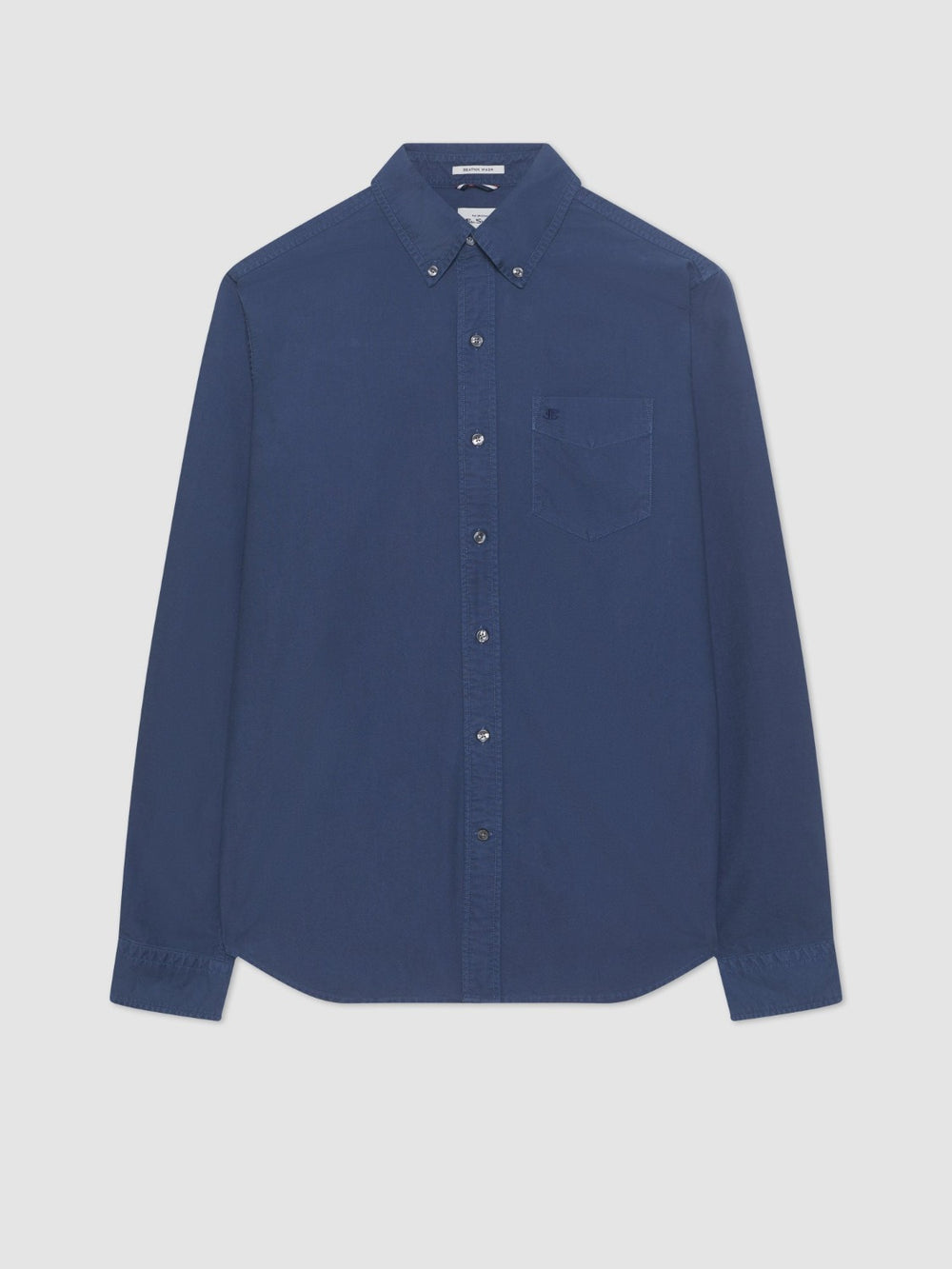 Ben Sherman Beatnik Oxford Garment Dye Shirts Indigo | OMLUK-1469