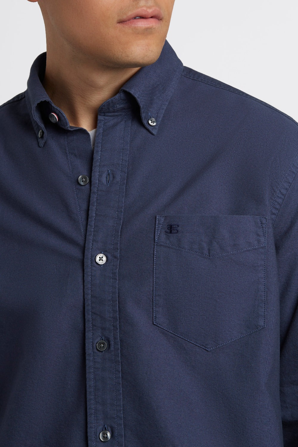 Ben Sherman Beatnik Oxford Garment Dye Shirts Indigo | OMLUK-1469