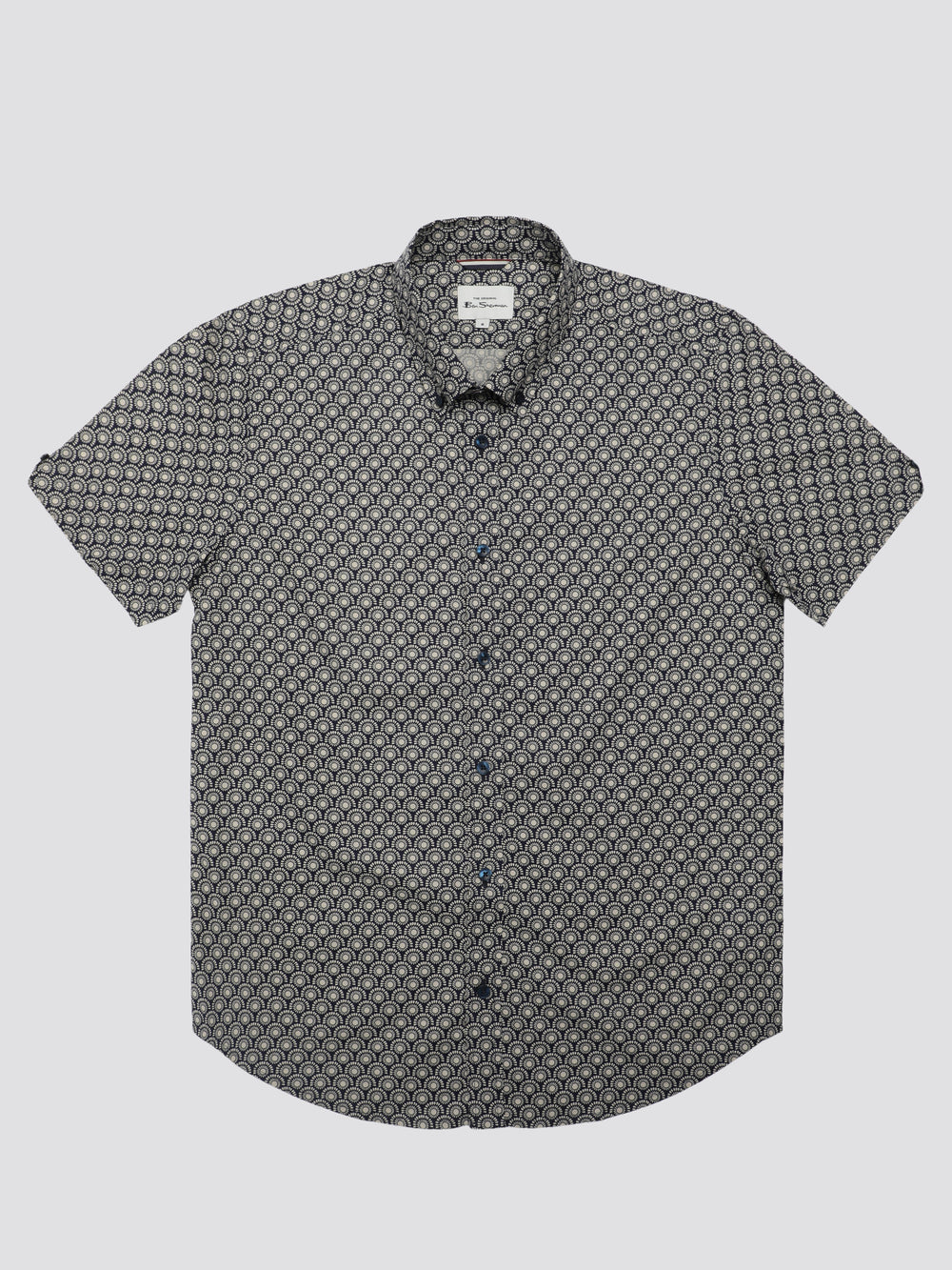 Ben Sherman Block Geo Shirts Grey | KPYRD-1679