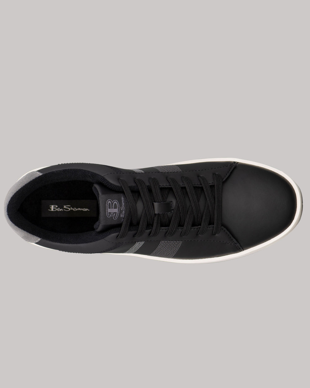 Ben Sherman Boxwell Sneakers Black / White / Grey | HZOKC-1235