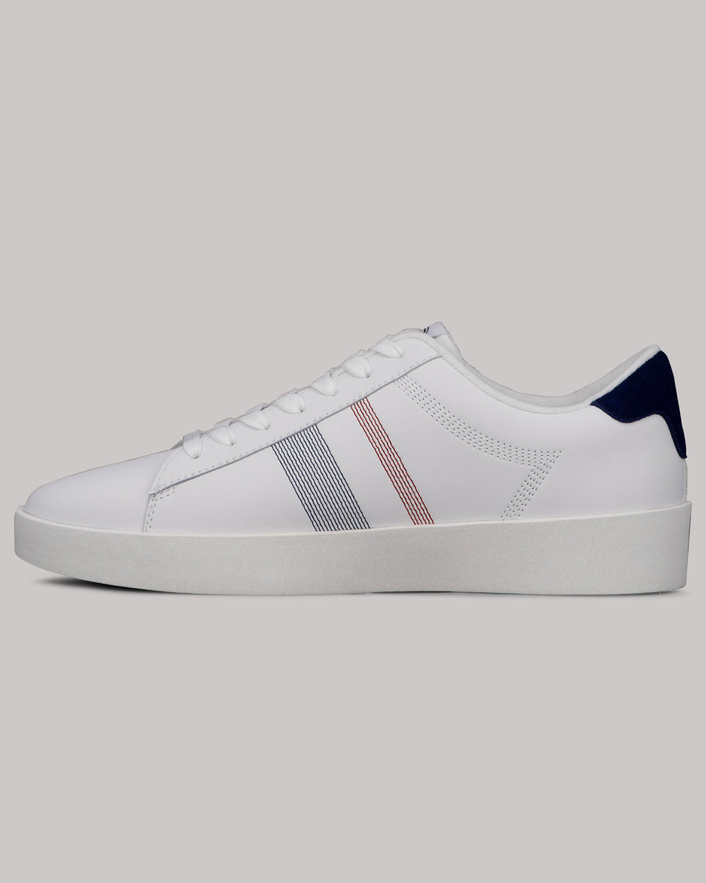 Ben Sherman Boxwell Sneakers White / Navy / Red | XLTNO-6328