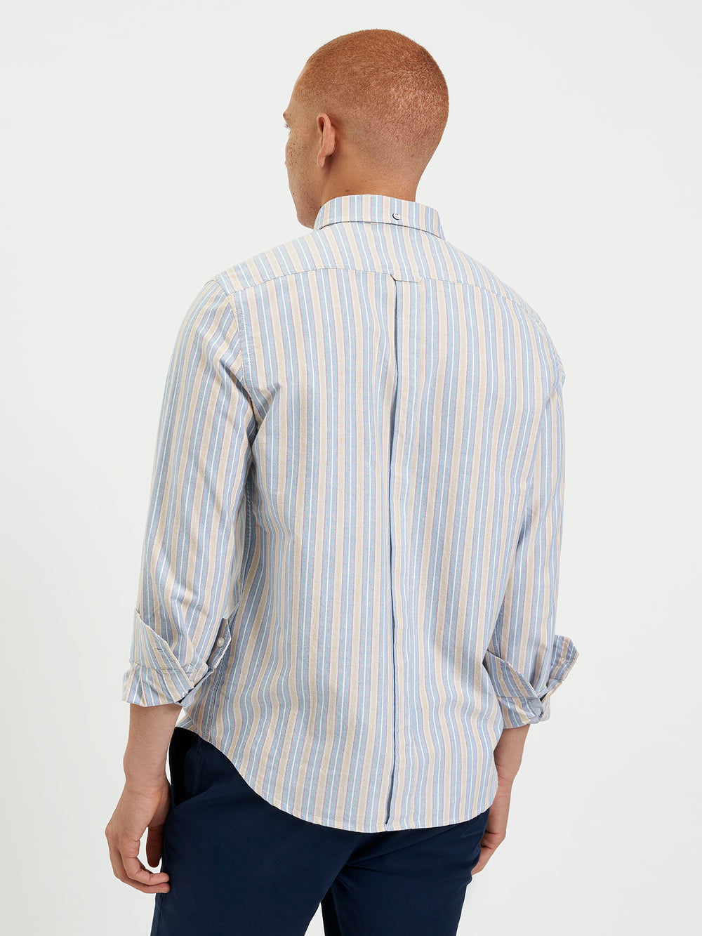 Ben Sherman Brighton Oxford Organic Shirts Blue Multicolor | GFAMY-4658