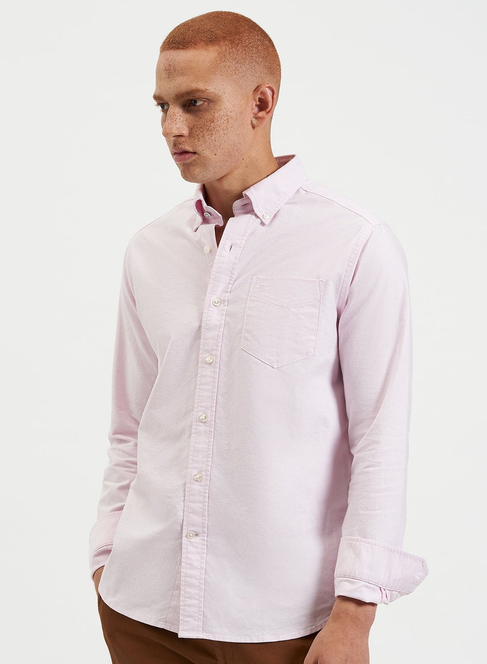 Ben Sherman Brighton Oxford Organic Shirts Pink | TNWPD-3781