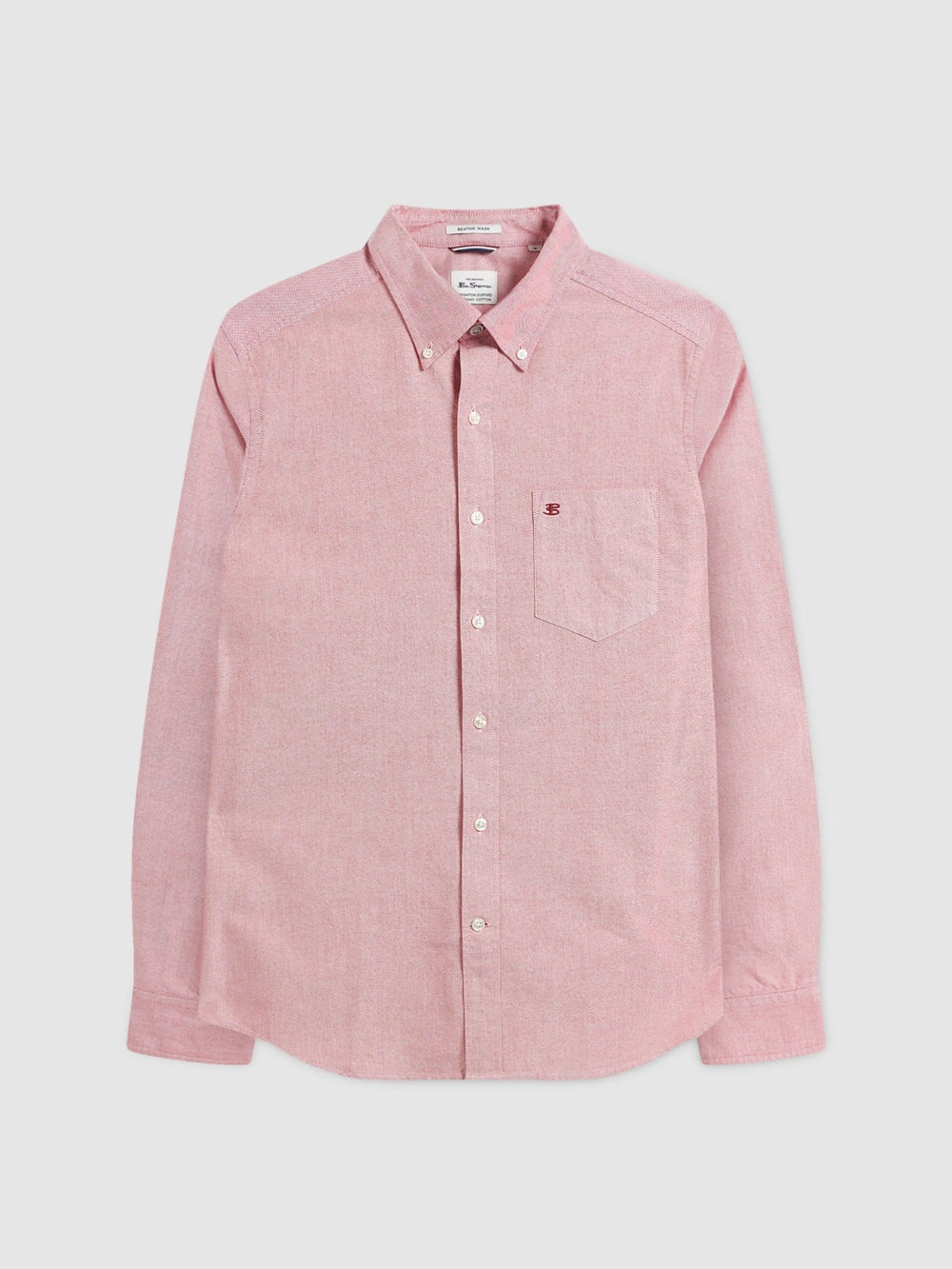 Ben Sherman Brighton Oxford Organic Shirts Light Red | DZFRL-5280