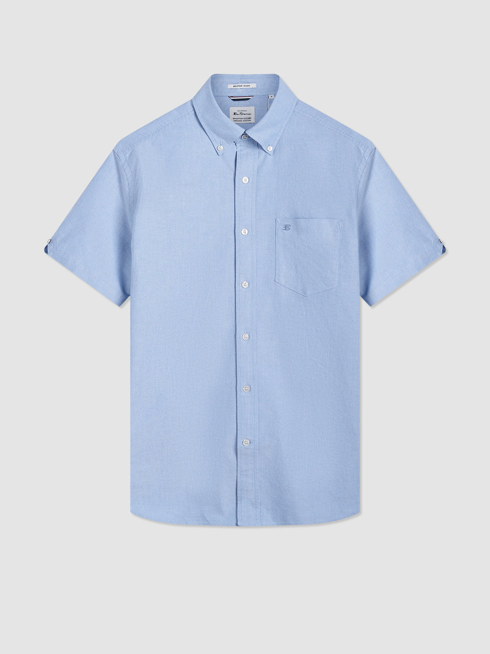 Ben Sherman Brighton Oxford Organic Shirts Blue | YZRUC-1607