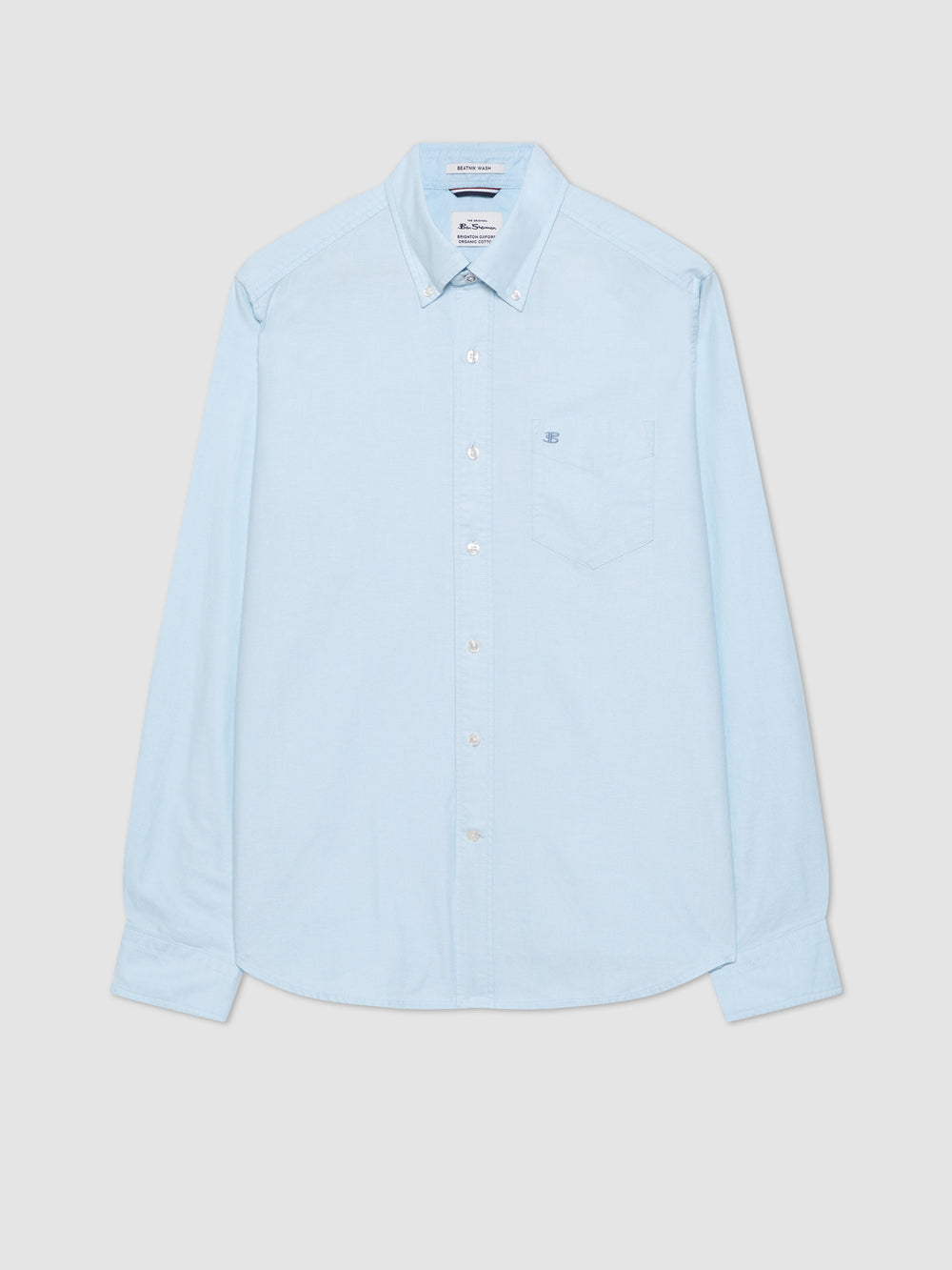 Ben Sherman Brighton Oxford Organic Shirts Blue | SRFBE-6574