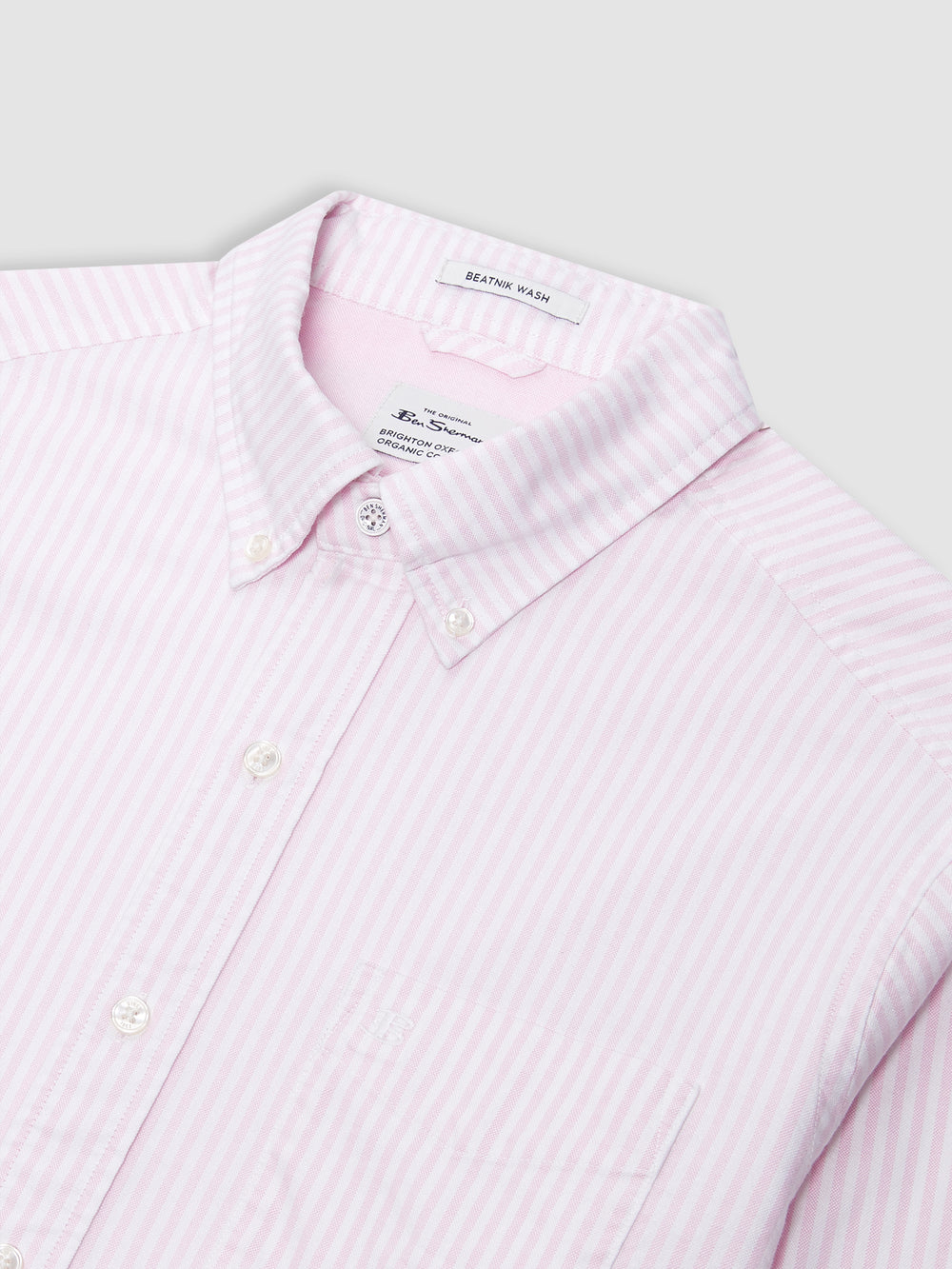 Ben Sherman Brighton Oxford Shirts Pink Stripes | NPAOV-0762