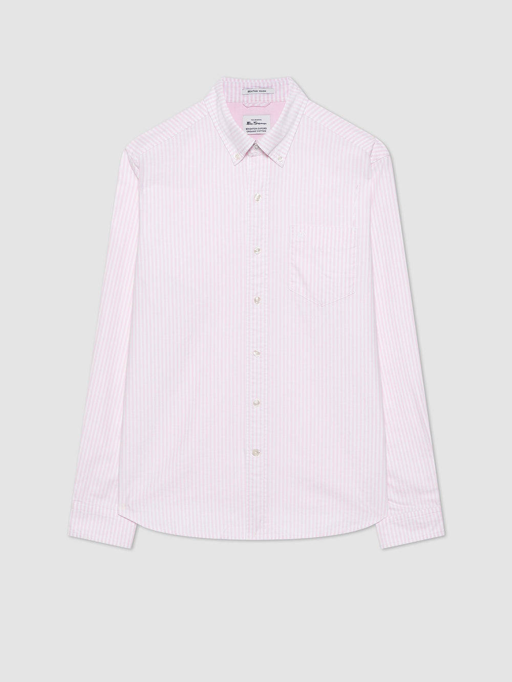 Ben Sherman Brighton Oxford Shirts Pink Stripes | NPAOV-0762