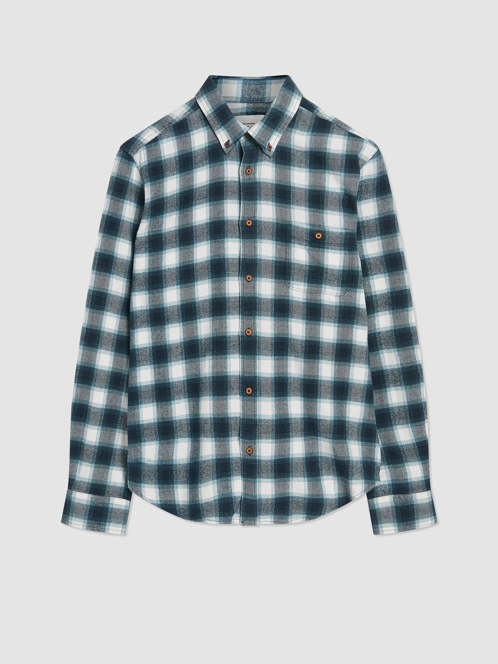 Ben Sherman Brushed Ombre Check Flannel Shirts Green | YIMFJ-2857