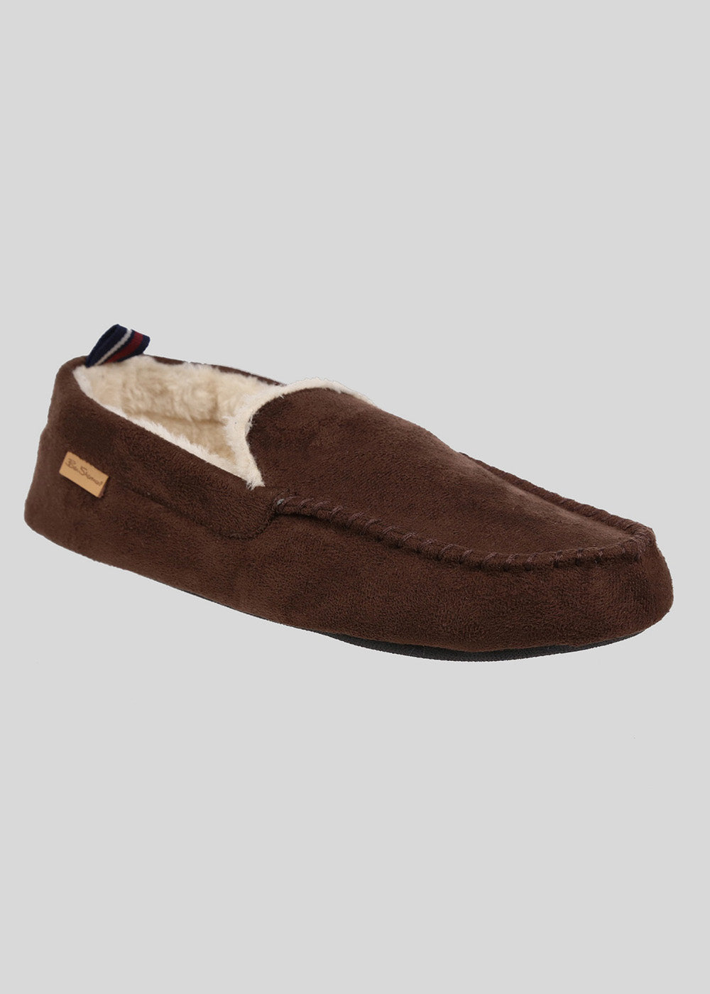 Ben Sherman Casa Cartegena Moccasin Slipper Brown | KZOHY-3701