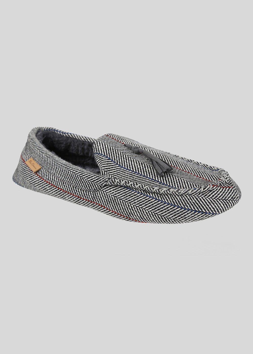 Ben Sherman Cliveden House Moccasin Slipper Grey | RIHEC-9708