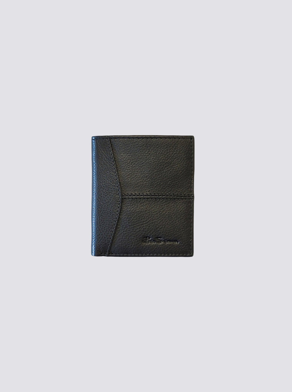 Ben Sherman Coles Leather Micro Wallets Black | GAUNL-1745