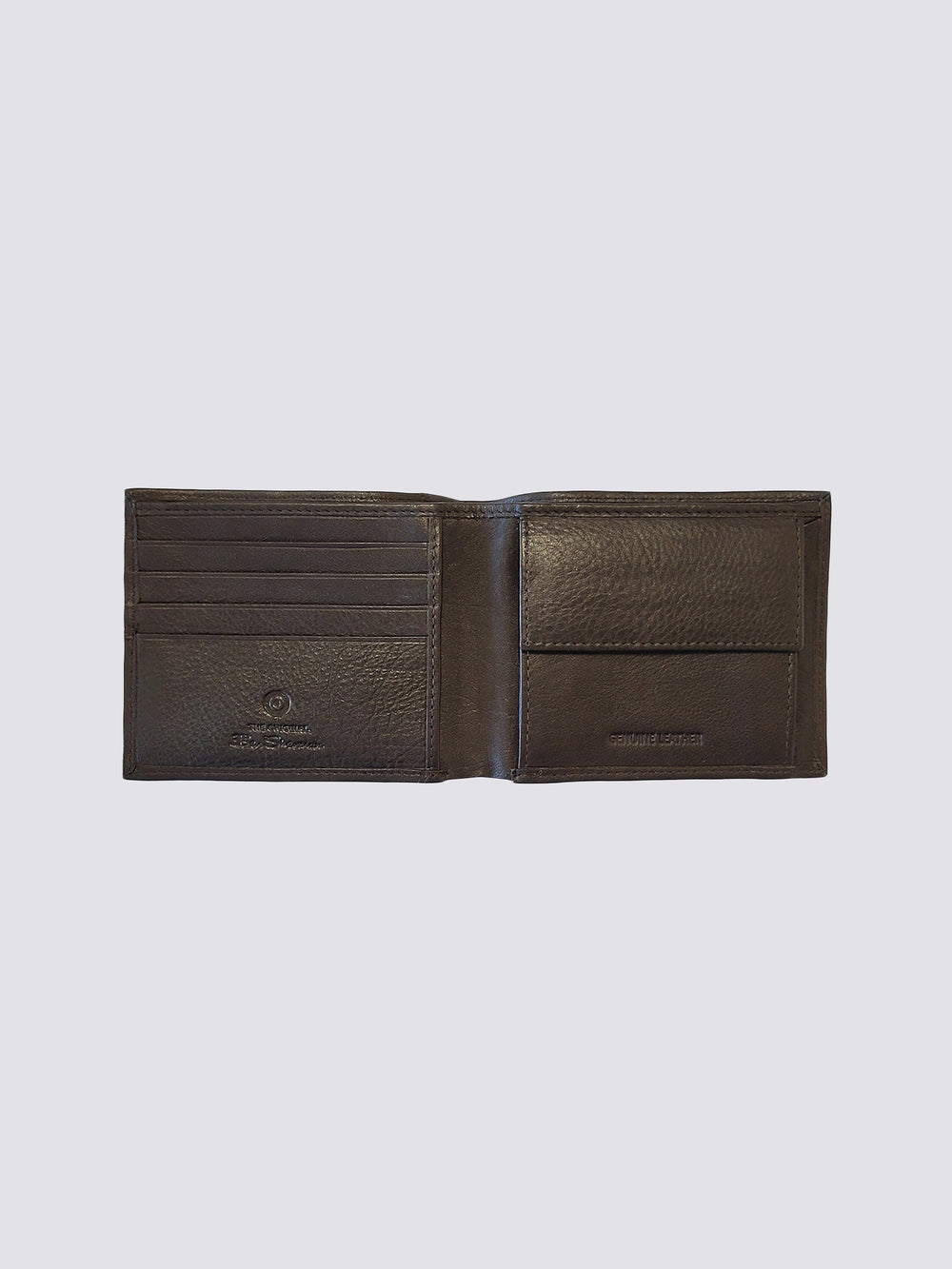 Ben Sherman Cooke Bill Fold Leather Wallets Brown | LMVEN-2450