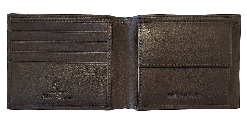 Ben Sherman Cooke Bill Fold Leather Wallets Brown | LMVEN-2450