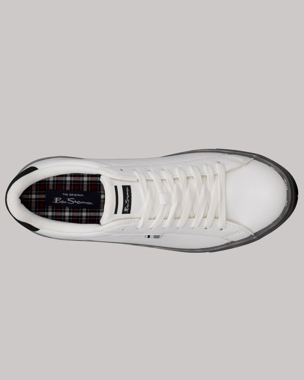 Ben Sherman Crowley Sneakers White / Black | WPSFI-1386