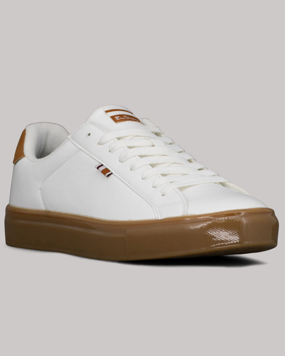 Ben Sherman Crowley Sneakers White / Brown | KAZWC-9376