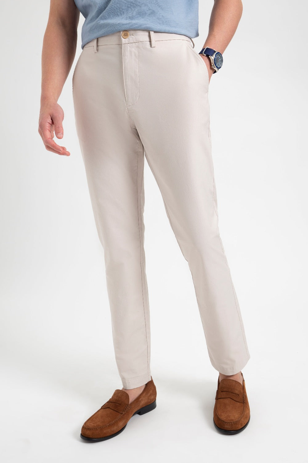 Ben Sherman Everyday Slim Fit Chino Pants White | PAFJZ-1836