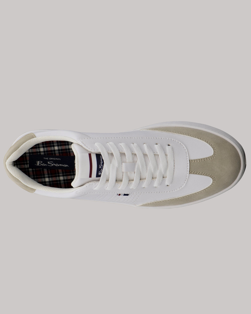 Ben Sherman Glasgow Sneakers White | UIRKD-7643