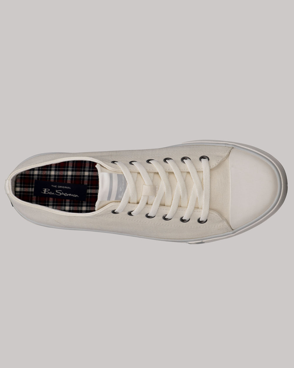 Ben Sherman Hadley Lo Sneakers White | WLXJF-0174