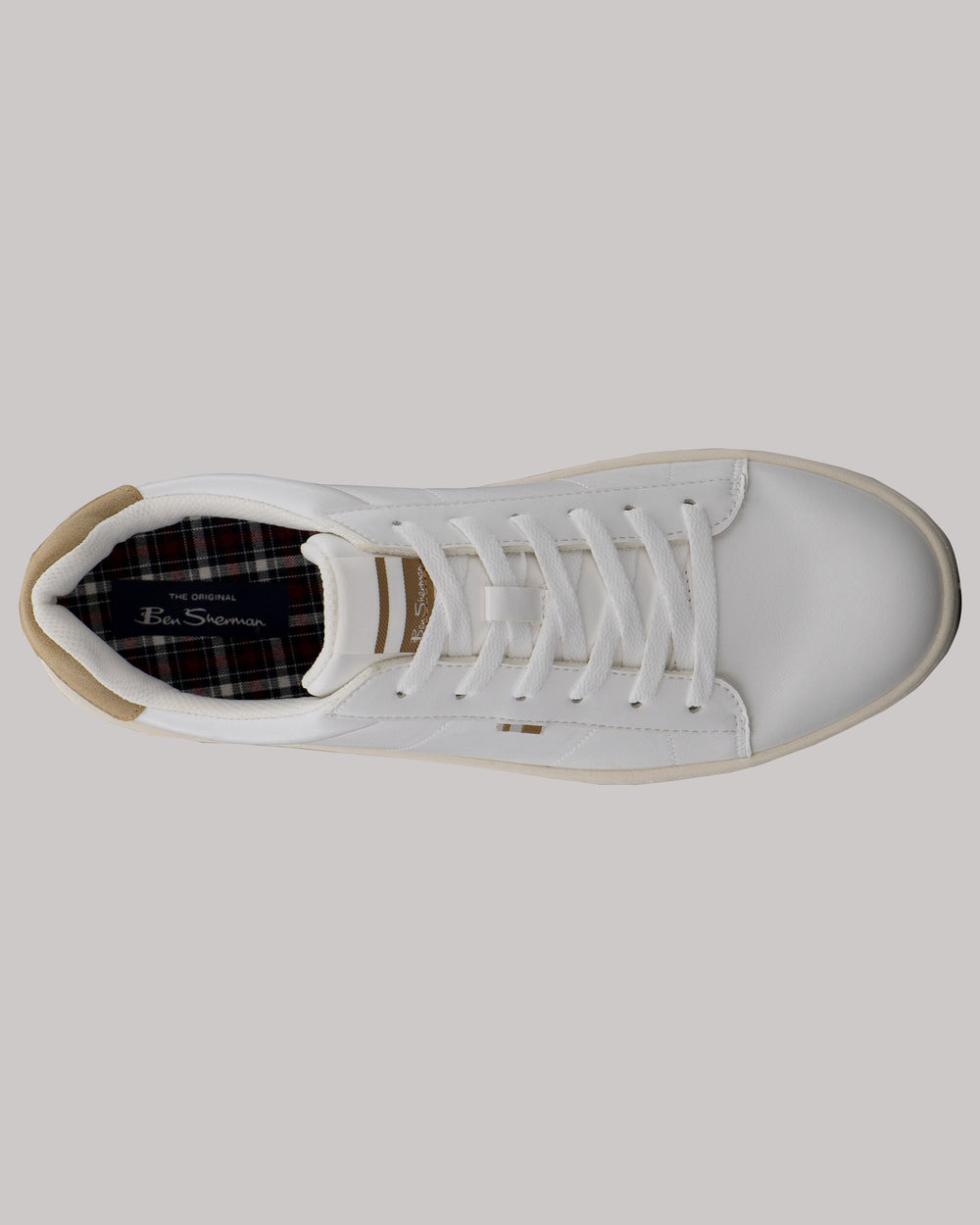 Ben Sherman Hampton Sneakers White / Brown | KIVQP-8702