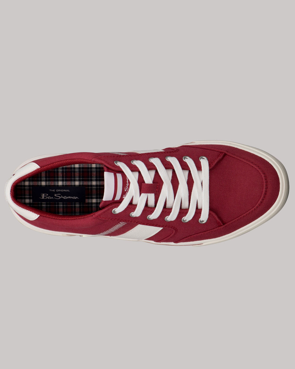 Ben Sherman Hawthorn Sneakers Red / White | OERXJ-7624