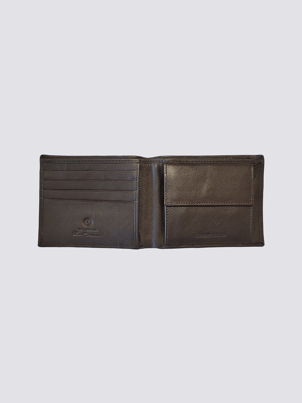 Ben Sherman Irvine Bill Fold Leather Wallets Brown | CWOST-8130