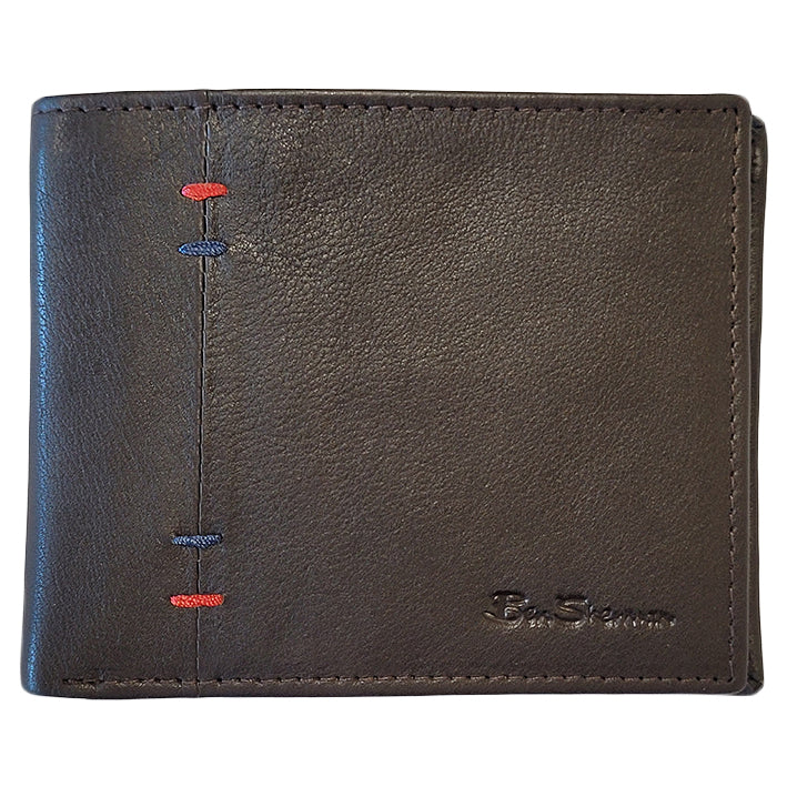 Ben Sherman Irvine Bill Fold Leather Wallets Brown | CWOST-8130