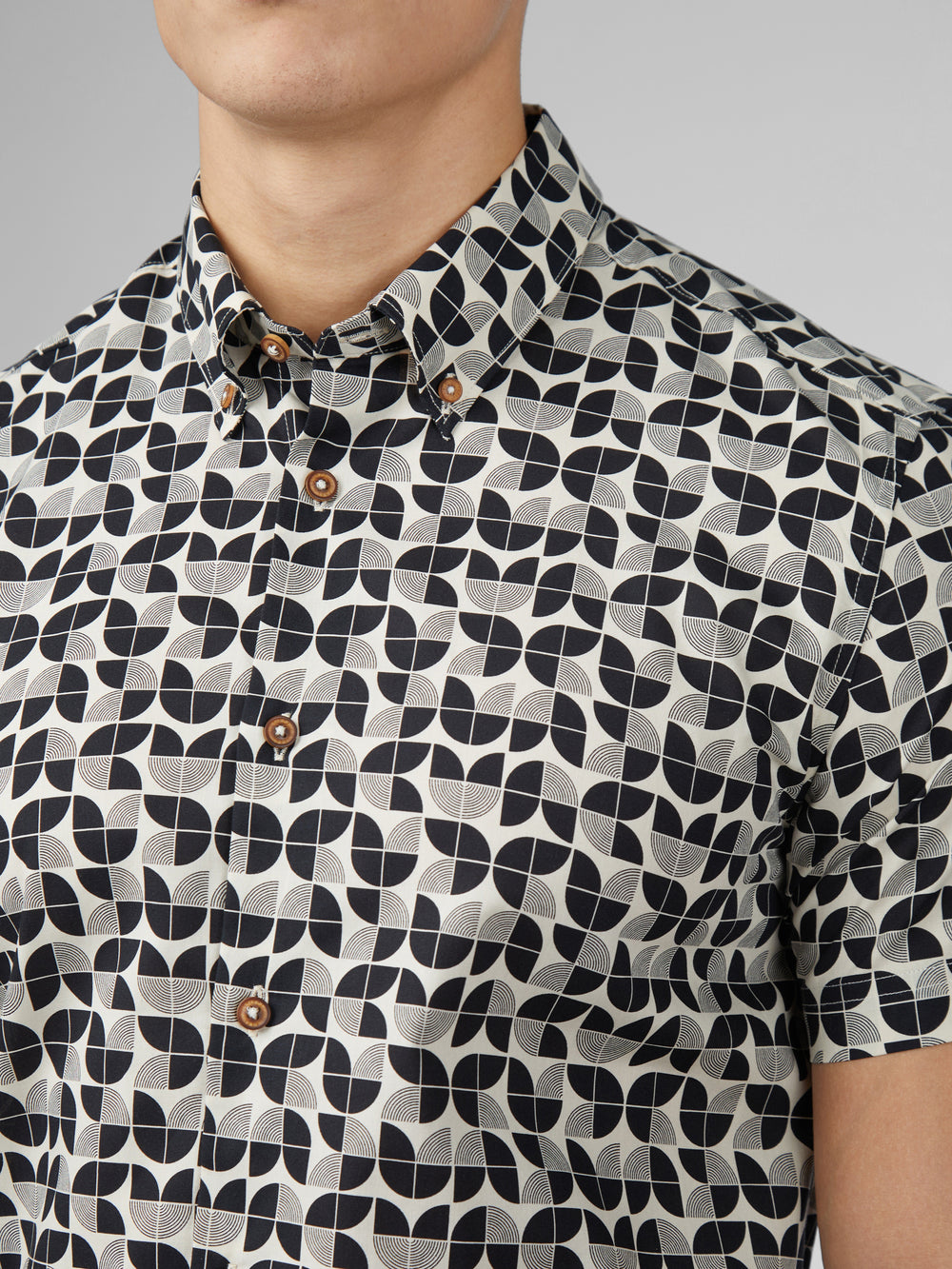 Ben Sherman Linear Shirts Black | EFUPN-7605