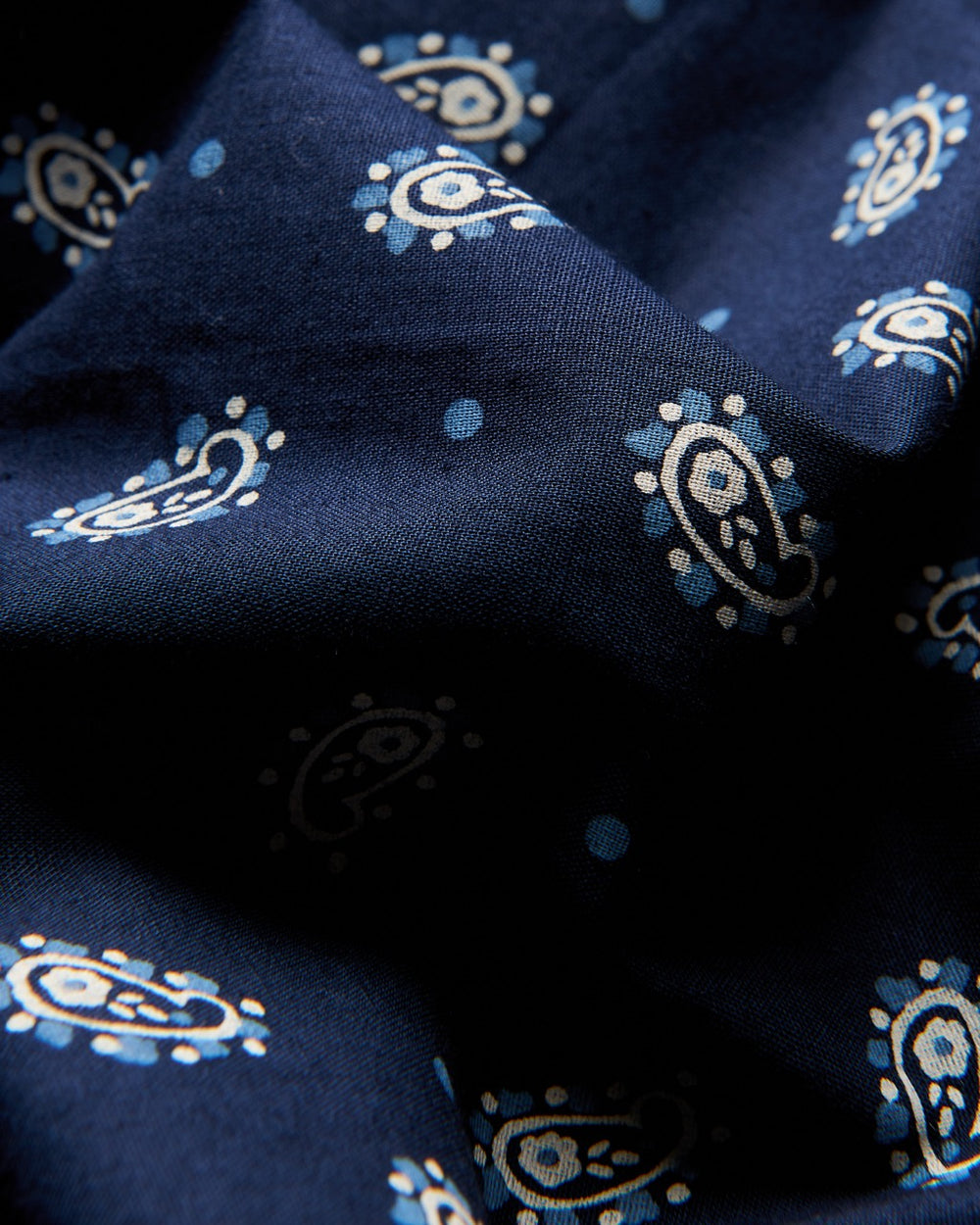 Ben Sherman Micro Paisley Shirts Navy | SNJRA-0482