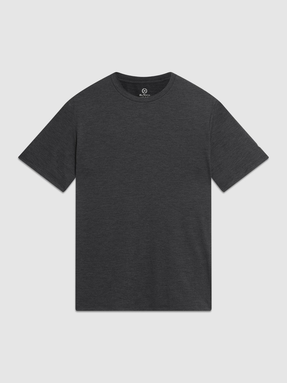 Ben Sherman Performance Stretch Marl T-Shirt Black | WTNJF-3504