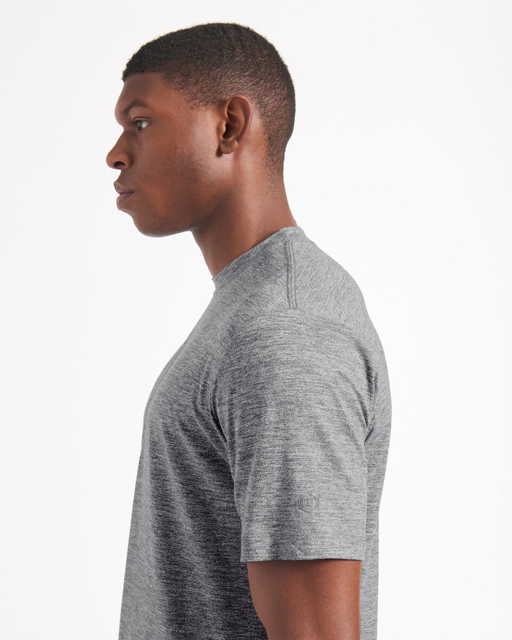 Ben Sherman Performance Stretch Marl T-Shirt Grey | IJCQV-9504