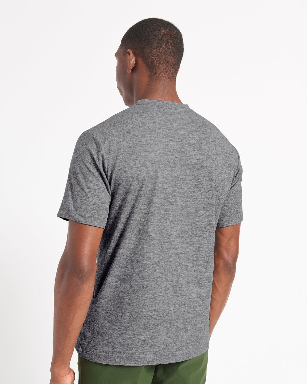 Ben Sherman Performance Stretch Marl T-Shirt Grey | IJCQV-9504