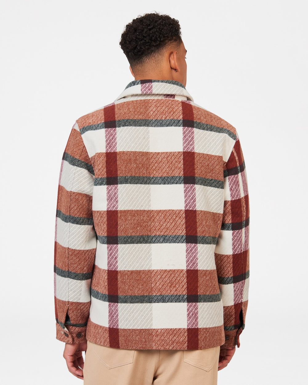 Ben Sherman Plaid Jackets Orange | OSKNT-8297